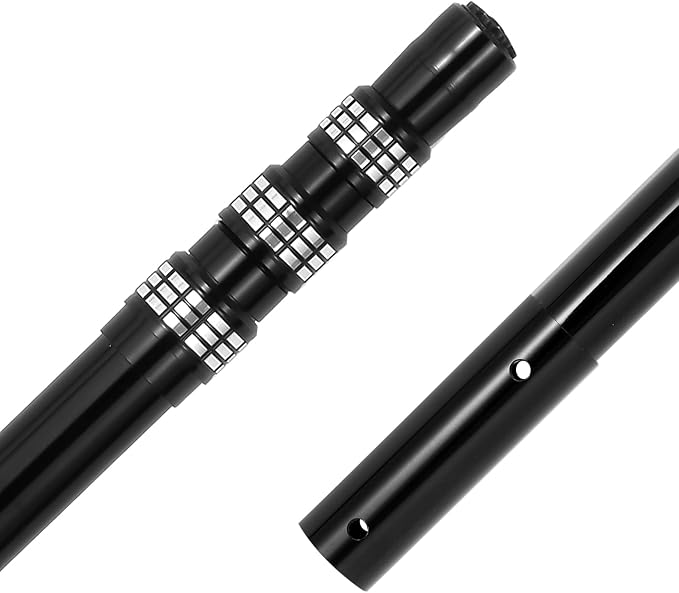 Swimming Pool Pole Carbon Fiber，Pool Skimmer Pole Telescopic Swimming，Pool Cleaning Pole, Advanced Adjustable Telescopic Pole, Used for Skimming nets, Brushes, Vacuum Heads (12Feet)