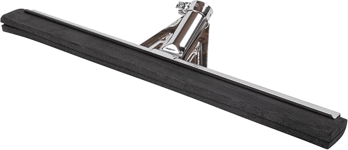 RW Clean Stainless Steel Floor Squeegee - 17 3/4" x 5" x 1 1/2" - 1 count box