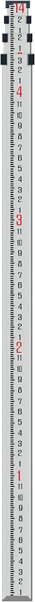 NWI Feet 4 Section Telescopic 10ths, 8ths Marking Aluminum & Fiberglass Rod