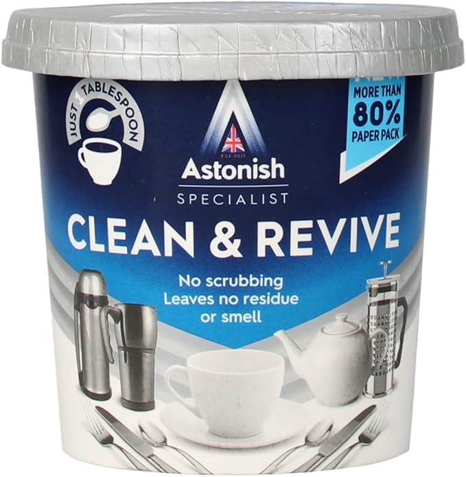 Astonish Revival Bundle - Includes Specialist Leather Conditioning Cream, Oven & Cookware Cleaning Paste & Specialist Clean & Revive Foaming Powder