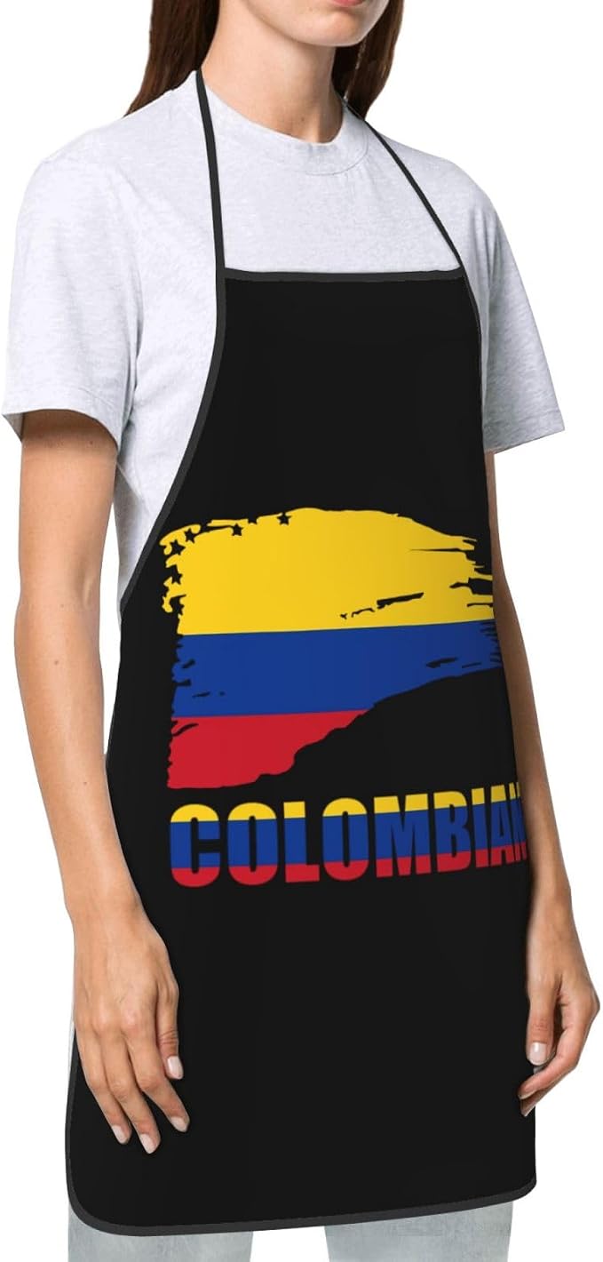 Venezuela Flag Unisex Kitchen Bib Apron Barbershop Coffee Shop With Adjustable Apron