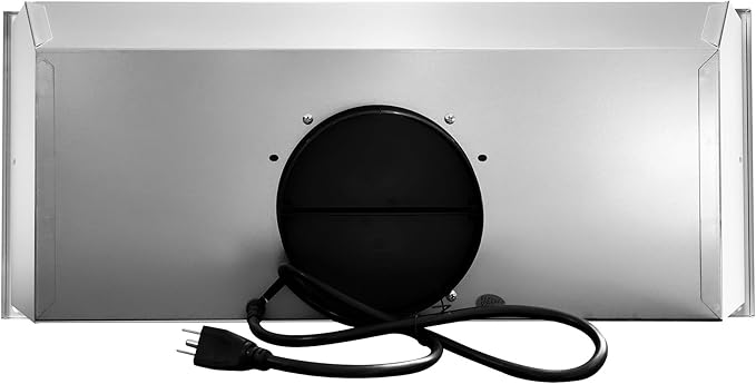 COSMO COS-30IRHP 30 in. Lumin Collection 380 CFM Ducted Insert Range Hood, Button Controls, LED Lights, Stainless Steel