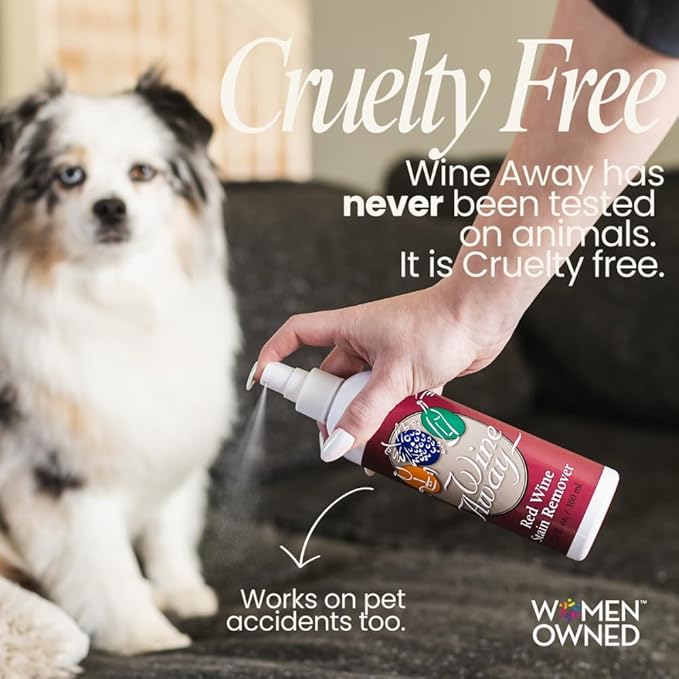 Wine Away Red Wine Stain Remover, 12oz - Removes Wine Spots, Perfect Fabric Upholstery & Carpet Cleaner Spray Solution, Spray on Stain Wash & Resolve Laundry to Vanish Stain, Citrus Scent (Pack of 2)