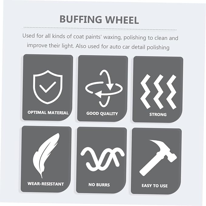 PartyKindom 64pcs Auto Drill Polishing Pads Kit Car Polishing Wheels Buffing Sponge Pads Auto Detailing Tools