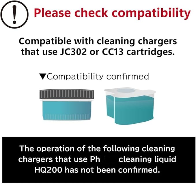 2X Concentrated Shaver Cleaning Solution Refill Compatible with Philips Norelco SmartClean & Quick Clean Pod Systems – Makes Up to 12 Cartridge Refills, 1L (33.8 oz), Made in Japan