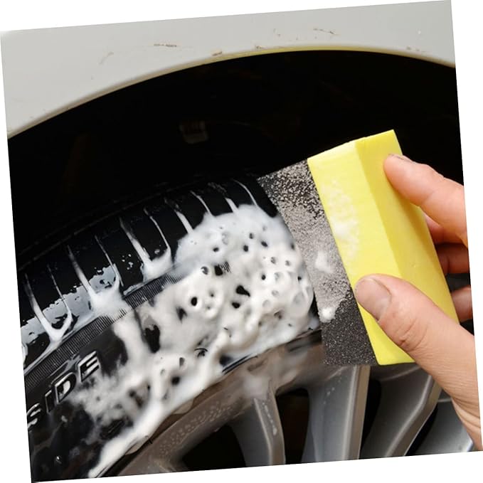 40pcs Car Cleaning Sponge Tire Dressing Pads Reusable Wax Applicators for Car Wash Soft Non-Scratch Sponges for Windshield Dashboard Cleaning