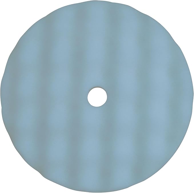 Wizards Ultra Buffing Pad - Removes Swirls and Provides a Smooth Finish - Soft Density US Foam with Recessed Back Grip Hold - Works with All Swirl Removing Auto Detailing Supplies - ‎8" x 1.5"