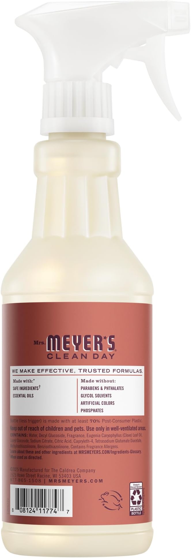 Mrs. MEYER'S Multi-Surface Cleaner, 1 Fall Leaves Scent & 1 Elderberry Scent, 16 FL OZ Each (Variety Pack)