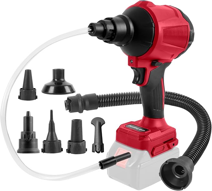Cordless Dust Blower for Milw-aukee 18V Battery(Tool Only), Air Duster Compressed Air Mattress Pump,447MPH 40000RPM for Car,Garages,Sawmill Room,Workshop Cleaning (for Milwa-ukee 18V Battery)