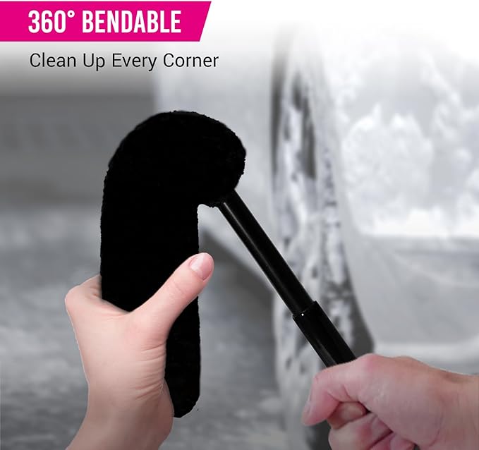 H.O.W AUTO DETAILING & CARE H.O.W SHINE SERIES Bug & Tar Remover & 3pcs Car Wheel Rim Tire Brushes