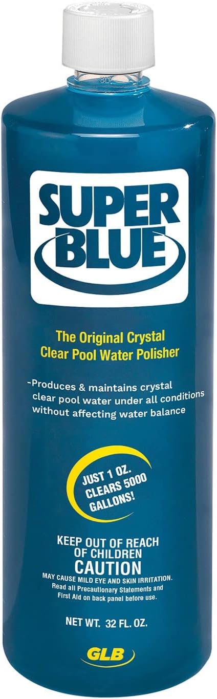 GLB 71205-SP-04BX Super Blue Pool Clarifier, 128-Ounces