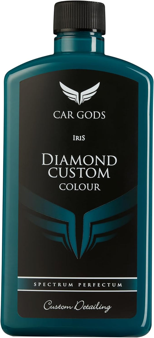 Car Gods Iris Custom Color Turquoise 3-in-1 Polish Wax Color Restorer & Scratch Remover, 16 Colors Available, 17 Fl Oz