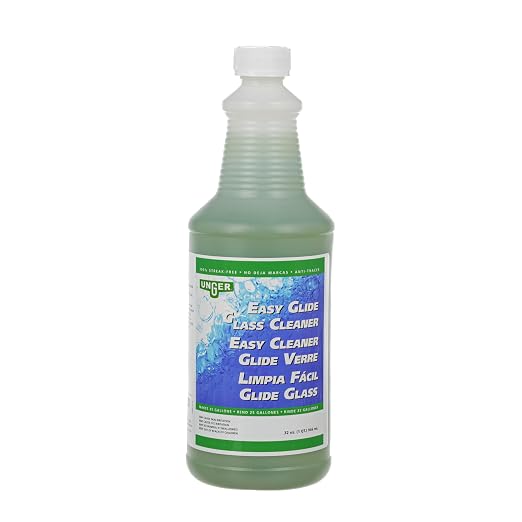 Unger Commercial ProFormula Easy Glide Glass Cleaner, 1 qt Bottle (Case of 6), FR110