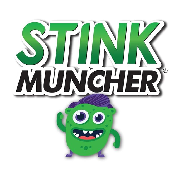 Stink Muncher Natural Enzyme Shoe Deodorizer Spray, Foot Odor Eater, Eliminator & Freshener | Wipe Out the Cause Of Smells At Their Source | Made In the USA