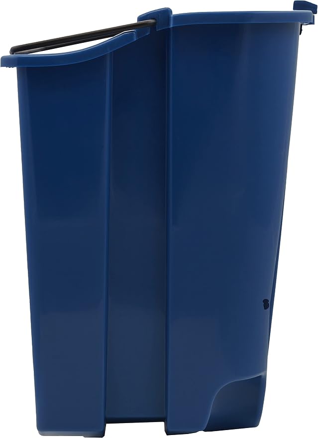 SPARTA OmniFit Mop Bucket System, Durable Mop Bucket, Side Press Wringer, and Soiled Water Insert, Floor Cleaning Essentials for Commercial and Home Use, 35 Qt Capacity, 1 Count, Green