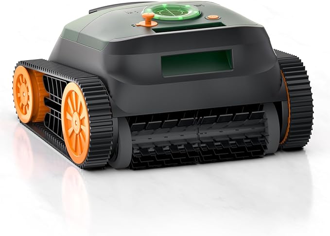 (2026 Upgrade) CliBot CB-5 Cordless Robotic Pool Cleaner, with 210 Mins Runtime, Wall & Waterline Cleaning, Smart Navigation, 5550 GPH Suction, Pool Vacuum for Inground Pools up to 3000 Sq. Ft., Green