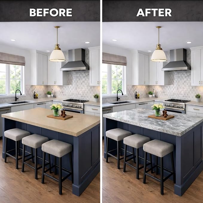 Giani Marble Easy Epoxy Countertop Paint Kit (Emperador Grey)