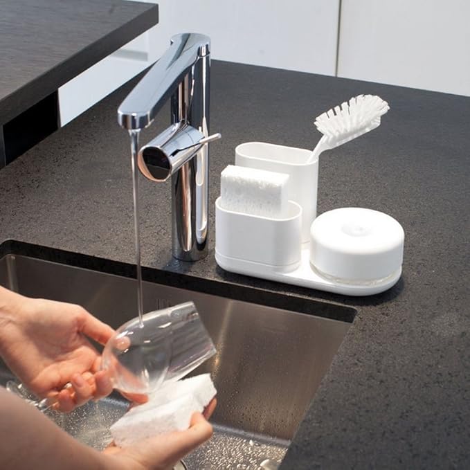 Do-Dish Caddy Dish Soap Pump and Sink Organiser Set