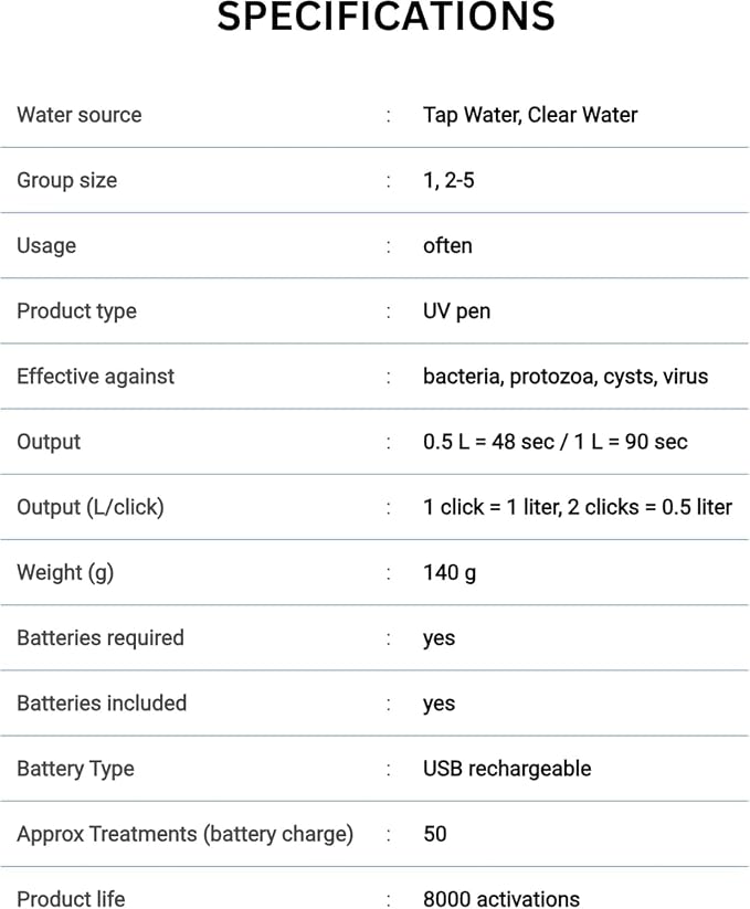 SteriPEN Ultra UV Water Purifier
