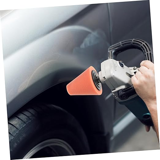 10pcs Shaped Buffing Polishing Pad for Drill Sponge Material for Car Wheel Detailing Versatile Buffing Discs for Waxing and Cleaning