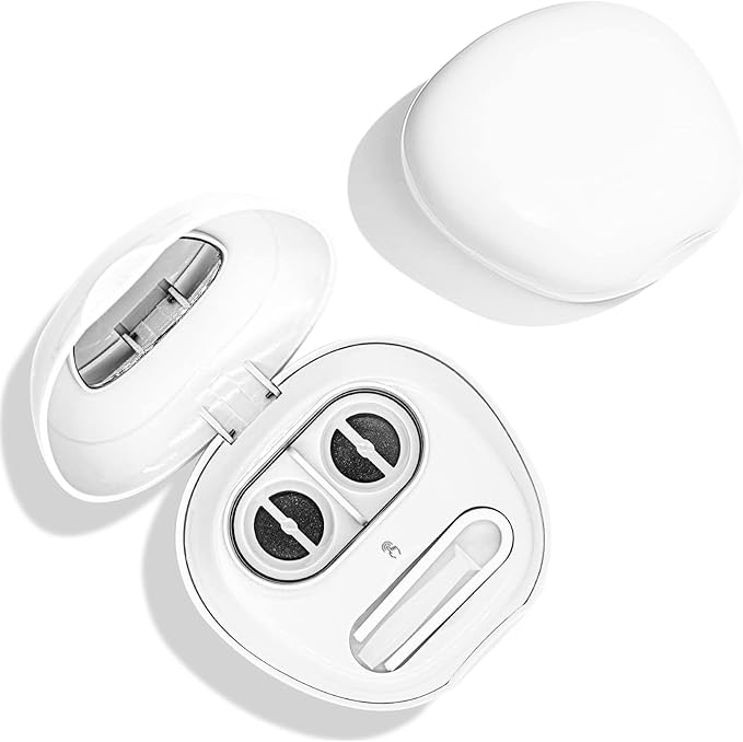 Ultrasonic Contact Lens Cleaner Rechargeable Eye Contact Cleaner with Vanity Mirror Compact Contact Lens Cleaner Support Fast Cleaning Fits All Contact Lens (Model AMT11)