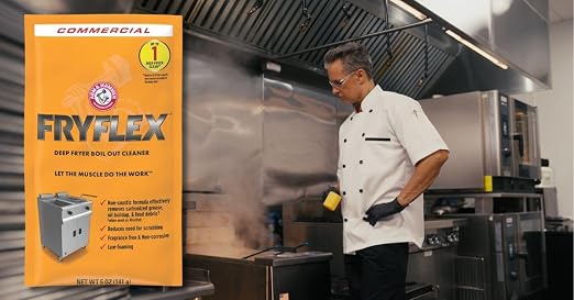 Arm & Hammer Fryflex Deep Fryer Boil Out Cleaner (25 lb.) Bulk Box w/Scoop
