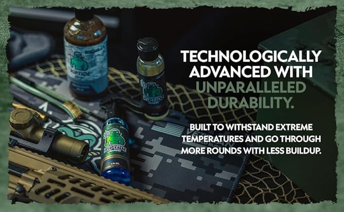 Riptide Armory Advanced Gun Cleaner & CLP+ Graphene 2 Step Kit - Clean, Lube, Protect Long-Lasting Formula - Nano Coat Technology - Veteran Founded & Formulated by Former US Navy Seal