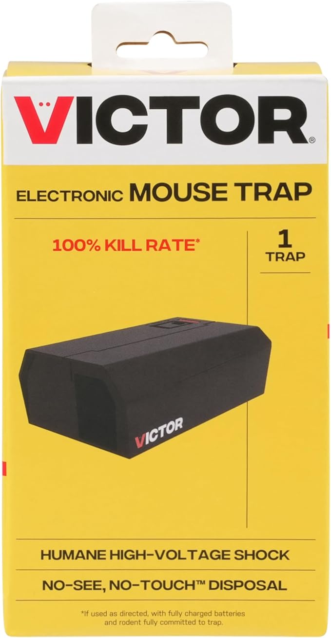Victor Electronic Mouse Trap Humane Mouse Traps Indoor for Home - M250B - No Touch Electric Mouse Traps for Home