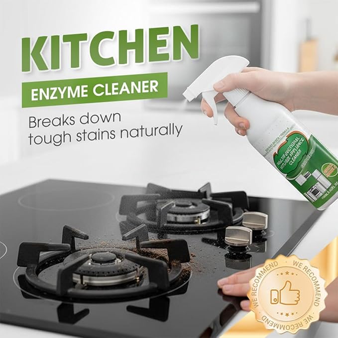 2026 New Upgrade Kitchen Cleaner Spray, Clean Up Kitchen Oil Stains, Heavy Oil Cleaner Stain, All in One Cabinet Cleaners and Polishers, for Cabinet, Oven, Stove, Range Hood