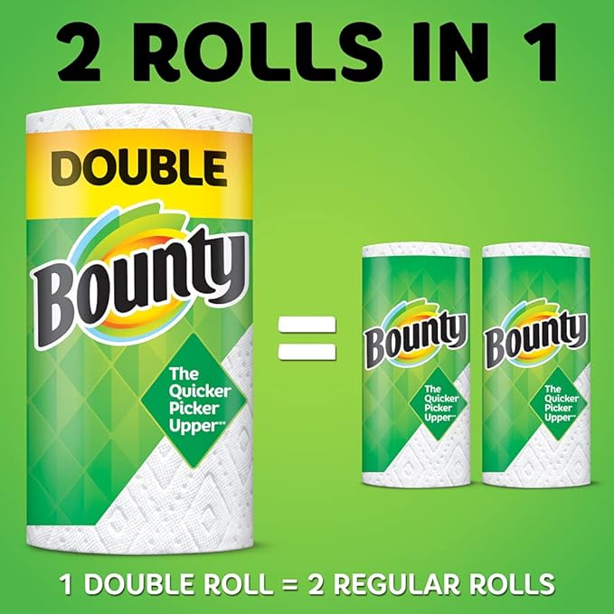 Bounty Select-A-Size Paper Towels, White, 6 Count
