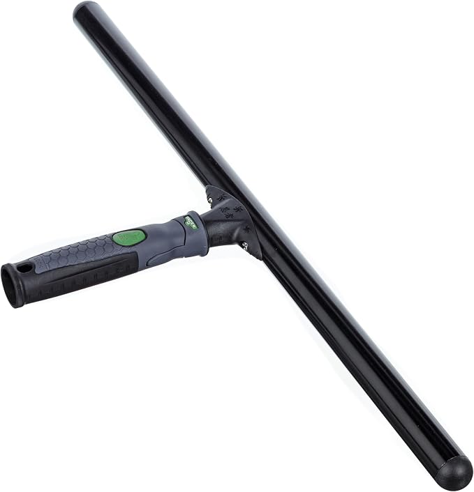 Unger Commercial 22" Swivel T-Bar Window Washer Handle – Lightweight Aluminum with 7-Position Adjustable Head for Hard-to-Reach Areas NI550