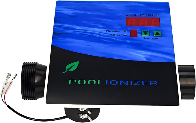 444301 Pool ionizer with Active Level Control, Pool Purifier System Fit for Above-Ground, In-Ground Pool, Saltwater Pool, Hot Tub, Spa Pool, Water Park