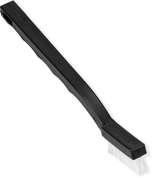 SPARTA Flo-Pac Grout Brush, Utility Brush with Nylon Bristles for Cleaning, Detail Work, and Janitorial Use, 7 Inches, Black, (Pack of 12)