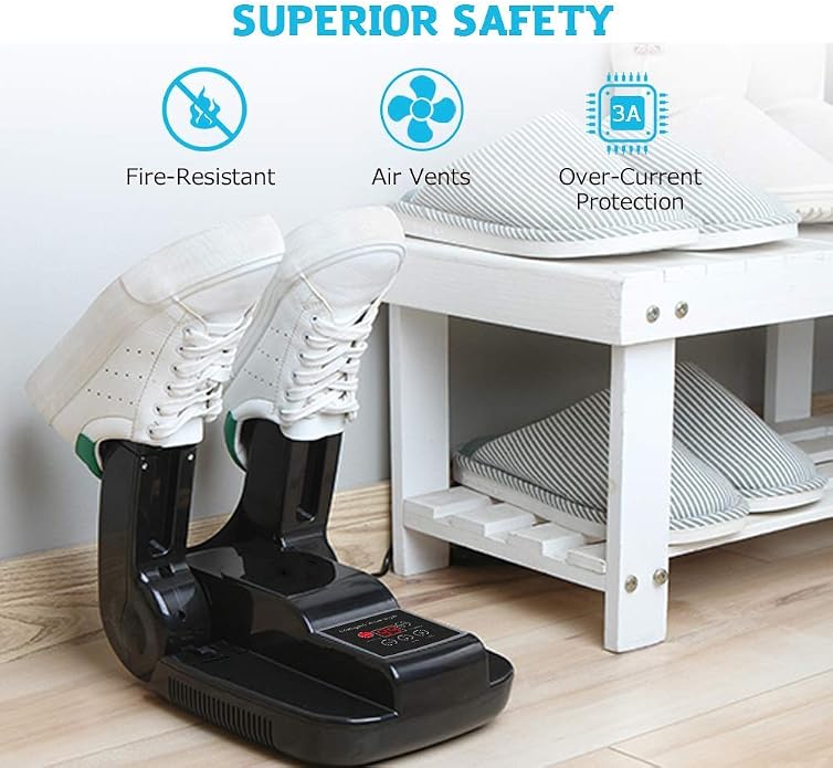 DR.PREPARE Boot Dryer Shoe Dryer Ozone, Glove Dryer & Boot Warmer with Heat Blower for Gloves, Hats, Socks, Ski Boots (Ozone)