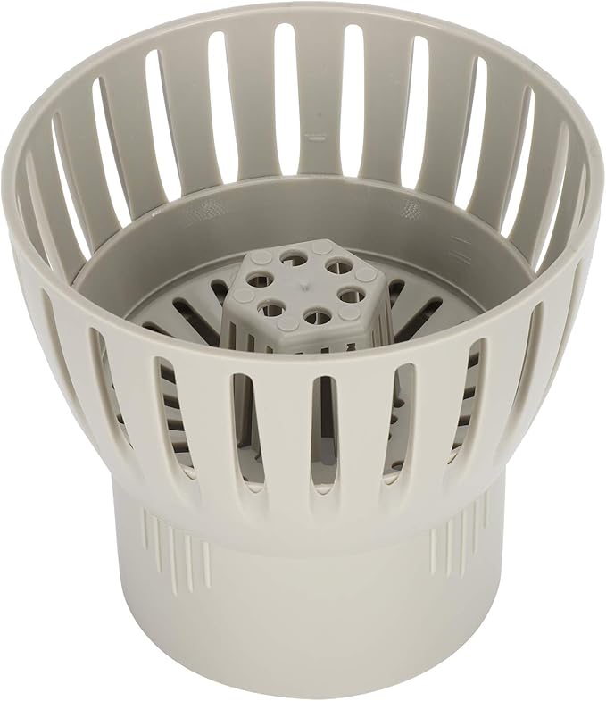 Pssopp Pool Skimmer Basket Plastic Swimming Pool Strainer Pool Filter Debris Leaf Collector Pond Cleaning Tool Pool Supplies Skimmers(110MM)