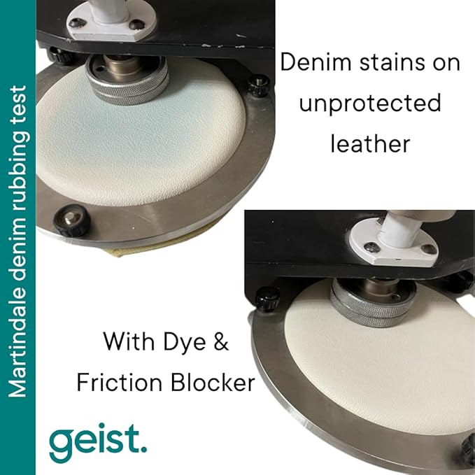 Geist. 3 Minus Care Kit for Leather & Vinyl | Clean and Shield from dye Transfer & Abrasion Damage | for car Interior, Furniture, Apparel, Shoes and Bags