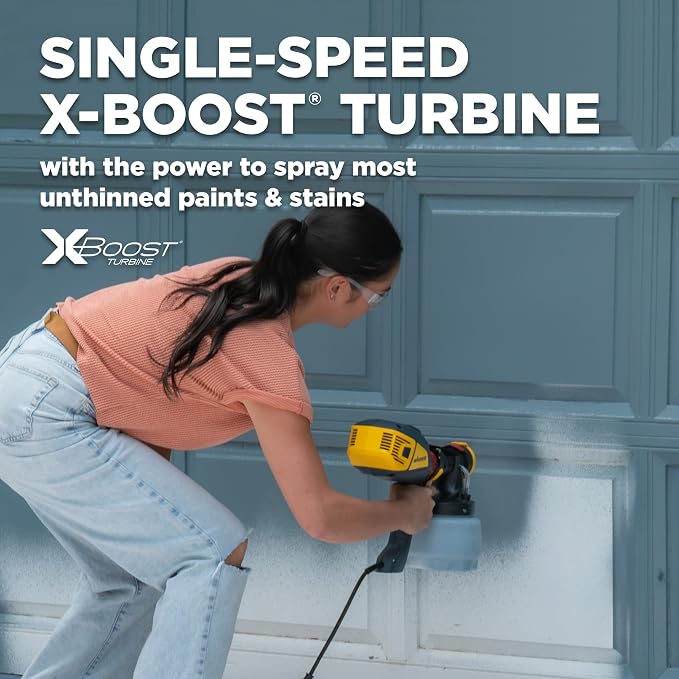 Wagner 2476838 FLEXiO 1500 Handheld HVLP Paint Sprayer, Sprays Unthinned Latex, Includes iSpray Nozzle, Complete Adjustability for All Needs, Lightweight Design
