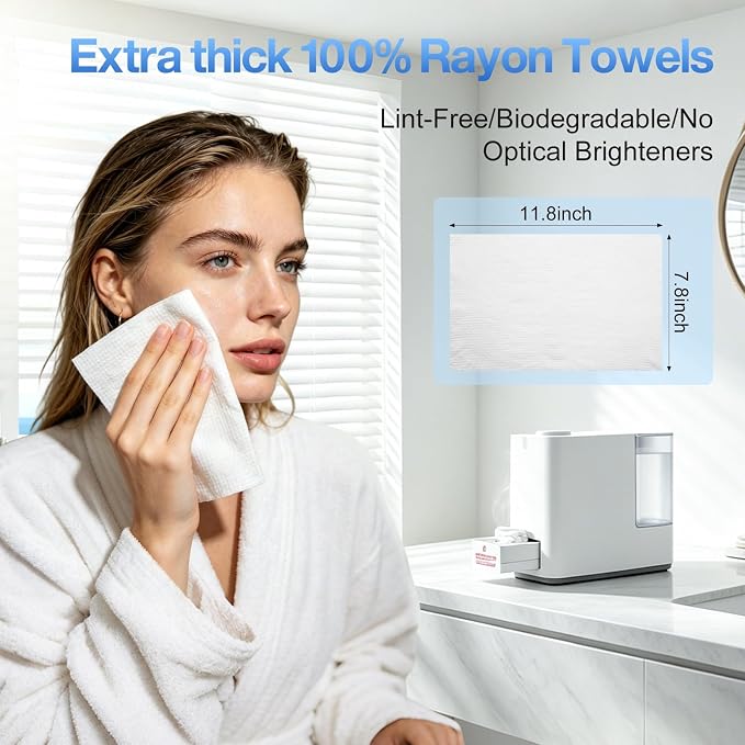 Smart Hot Face Towel Dispenser: Auto 5-10S Heating & Dispensing - Room Temp/131°F/149°F/32°F with Ice - 700ml Water Tank & 20 Disposable Compressed Towels - Portable for Esthetician/Home/Spa
