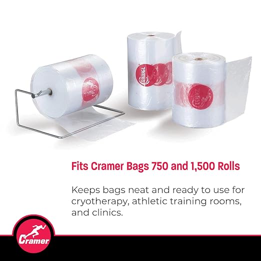 Cramer Ice Bag Dispenser, Wall-Mount Holder for Ice Bags, Durable Metal Rack for Athletic Trainers, Space Saving Alternative