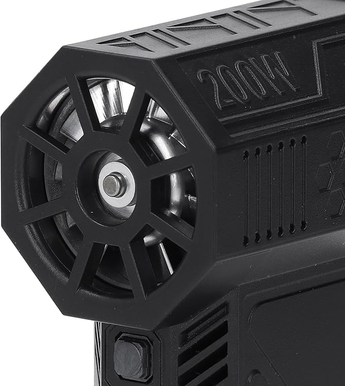 200W Mini Jet Blower, Rechargeable Cordless Electric Air Duster, 3 Gear Adjustable, 130000RPM High Speed for PC Keyboard Car