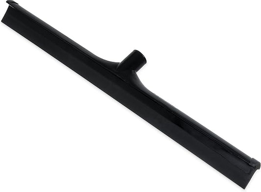 SPARTA 3656803 Plastic Floor Squeegee, Shower Squeegee, Heavy Duty Squeegee With Rubber Blade For Windows, Glass, Shower Doors, Floors, Windshields, 24 Inches, Black
