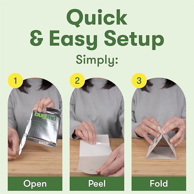 BugMD Pantry Pest Patrol Moth Trap (6 Count, Original) and Clothes Moth Boss Traps (6 Count, Black) Bundle