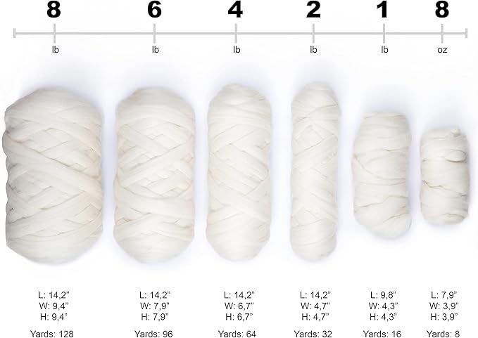 Natural 1lb Wool Bulk roving,. Best Wool for Spinning, arm Knitting, Needle Felting, Chunky Blankets Spinning Thick Yarn Tapestry. Natural, un-Dyed. (Sand Gray, 1 lb)