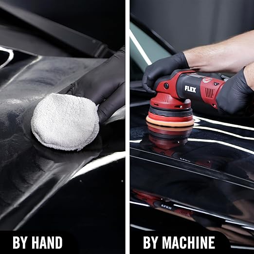 Turtle Wax Hybrid Solutions Ceramic Acrylic Black Car Polish and Wax, Car Scratch Remover & Car Paint Restorer for Black Cars, Deep Shine, Ceramic Coating Protection & Water Beading, 14 oz (Pack of 2)