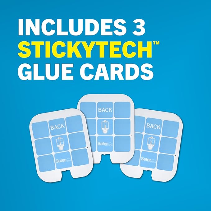 Safer Home SH503 Trap Refill Pack of Glue Cards for SH502 Indoor Fly Trap, Official Safer Home Refills with StickyTech Glue Card Technology, 3 Count (Pack of 1)