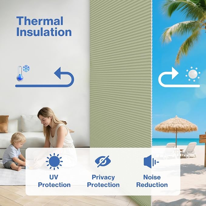No Drill Cellular Shades, Sage Custom Size Cordless Light Filtering Pull Down Pleated Honeycomb Blind Thermal Insulated Easy Install for Indoor Window Bedroom Living Room Kitchen Door