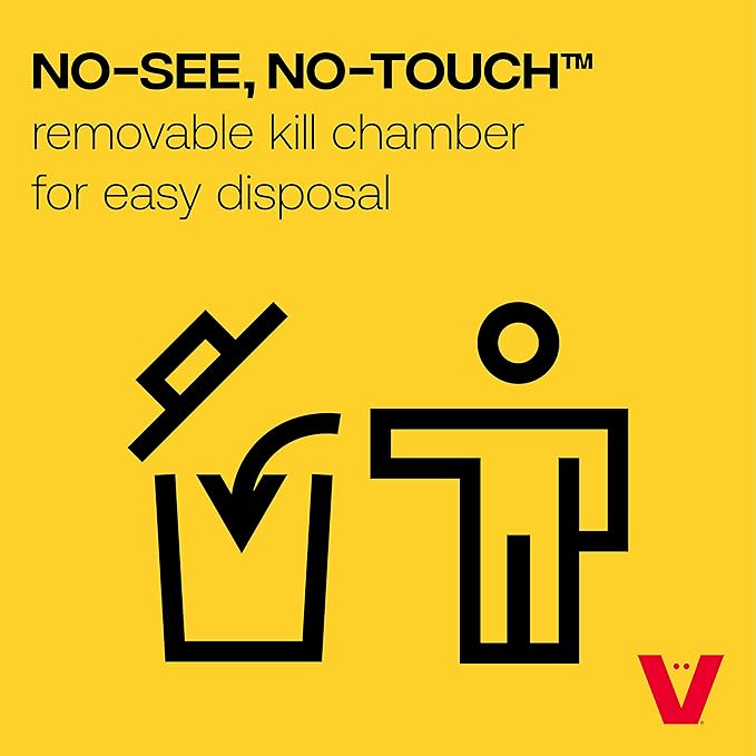 Victor M250S Indoor Humane Electronic Mouse Trap - No Touch, No See Electric Instant Kill Mouse Trap - 4 Traps