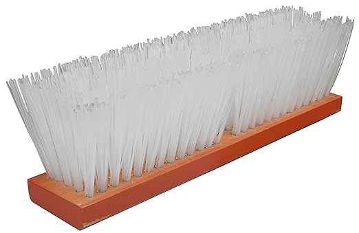 Weiler 70210 14" Block Size, White Polypropylene Fill, Hardwood Block, Street Broom