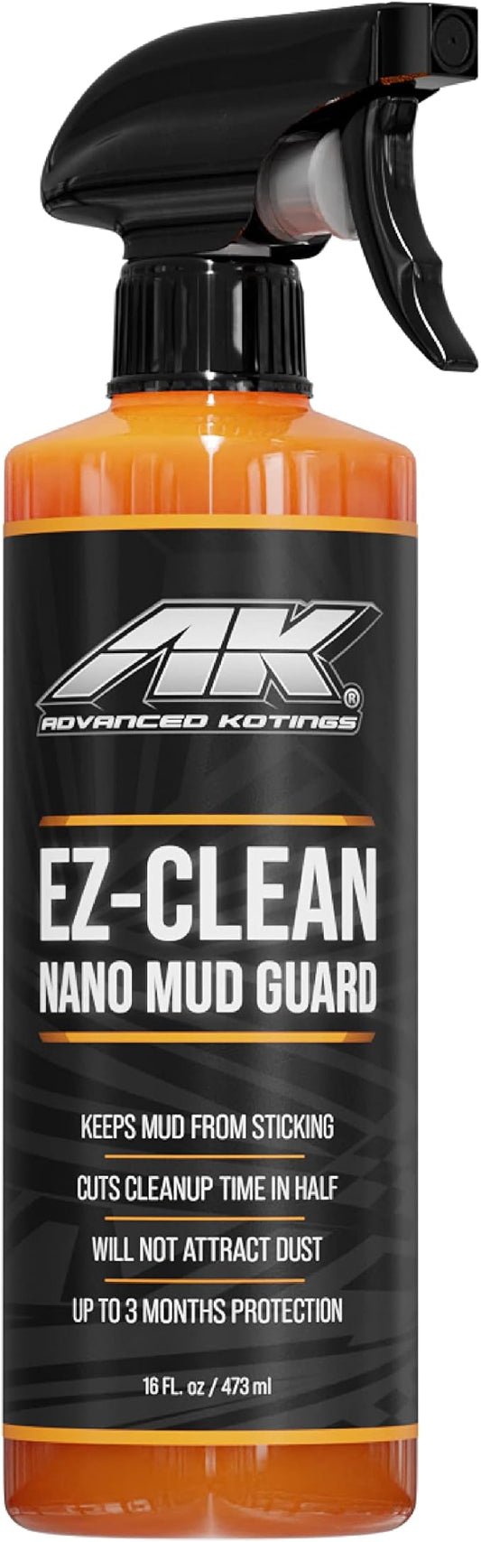 Advanced Kotings EZ-Clean Mud Guard | Ceramic Coating Mud Defender and Repellent | Makes Cleanup Easy for ATVs, UTVs, Dirt Bikes, Vehicles and More | 16 fl oz Spray - Single Bottle