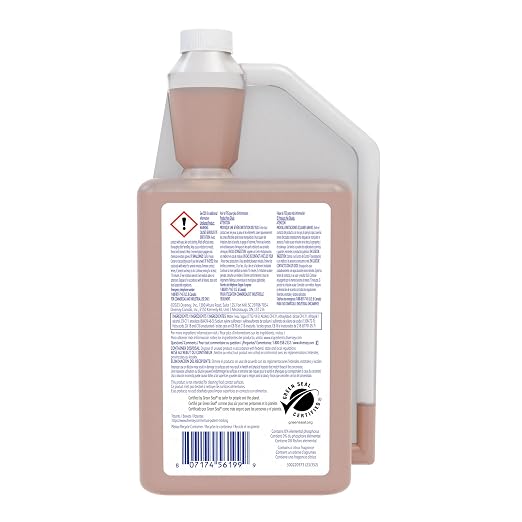 Diversey 101109755 Stride Citrus Neutral Cleaner, Commercial Liquid Floor Cleaner, Citrus Scent, AccuMix Concentrate, 32-Ounce
